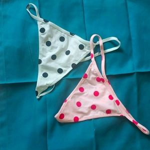 NWT Polka Dot V-Strings--M (Victoria's Secret)